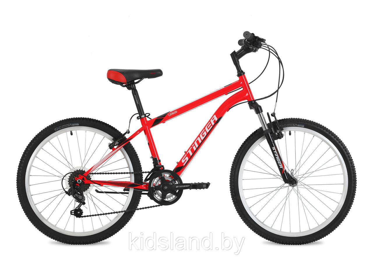 Велосипед Stinger Caiman 24" (рама 12,5") красный