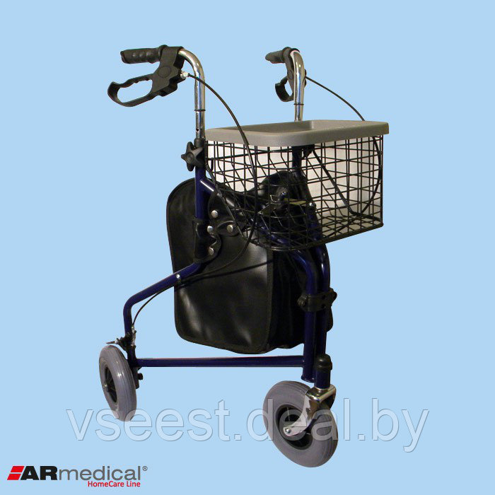 Роллатор 3-х колесный с корзиной и сумкой, AR-004, Armedical - фото 1 - id-p73083116