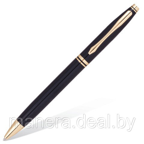 Ручка подарочная BRAUBERG бизнес-класса "De luxe Black", черный - фото 1 - id-p34912524