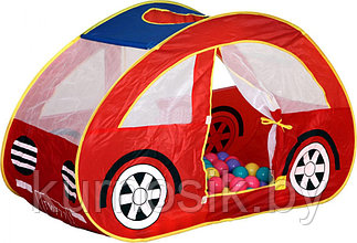Игровая палатка с мячиками (100 шт) Calida "Автомобиль" (122х66х69)