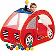 Игровая палатка с мячиками (100 шт) Calida "Автомобиль" (122х66х69), фото 2