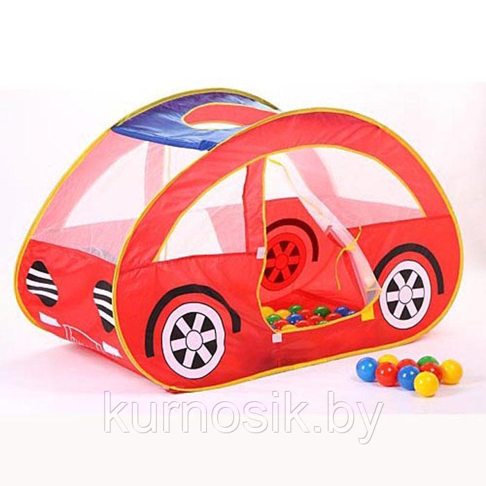 Игровая палатка с мячиками (100 шт) Calida "Автомобиль" (122х66х69) - фото 4 - id-p73112327
