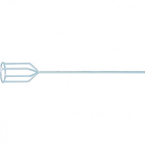 Миксер для гипсовых смесей, 80 х 530 мм, оцинкованный, шестигранный хвостовик 8 мм MATRIX