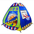 Игровая палатка с мячиками (100 шт) Calida "Баскетбол" арт. 694, фото 2