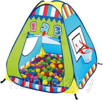 Игровая палатка с мячиками (100 шт) Calida "Баскетбол" арт. 694 - фото 3 - id-p73112418