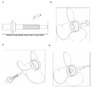 Втулка HUB kit 208 винта для Nissan / Tohatsu / Mercury. - фото 2 - id-p73113123