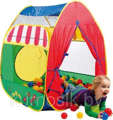 Игровая палатка с мячиками (100 шт) Calida "Домик" арт. 639 - фото 2 - id-p73113217
