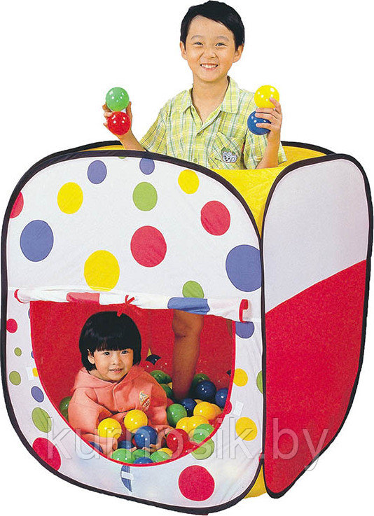 Игровая палатка с мячиками (100 шт) Calida "Квадрат" арт. 622 - фото 2 - id-p73113270