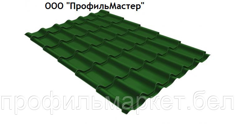 Металлочерепица Классик 0,45 мм PE (RAL 6002 лиственно-зеленый) - фото 1 - id-p73113301