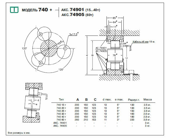 Тензодатчик Utilcell 740 (20т) - фото 2 - id-p73116842