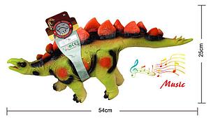 Динозавр Стегозавр музыкальный 22 см AK68122
