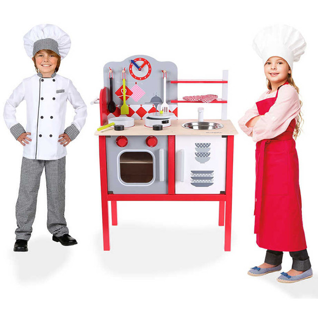 Деревянная детская кухня Eco Toys 4201 - фото 2 - id-p73173644