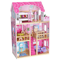 Кукольный домик Eco Toys Nowa Malinowa 4119 деревянный