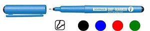 Перманентный маркер 0,5 мм, синий