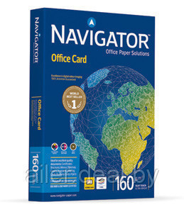 Бумага офисная А3 Navigator Office Card, плотность 160 г/м2, 250 листов/пачка - фото 1 - id-p3252891