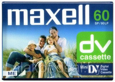 Видеокассета MAXELL MiniDV-60min, 5 шт./упаковка