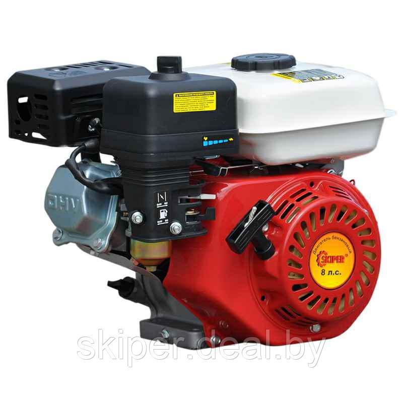Двигатель бензиновый 170F Скипер (8 л.с., шлицевой вал диам. 25мм х35мм) - фото 2 - id-p73132286