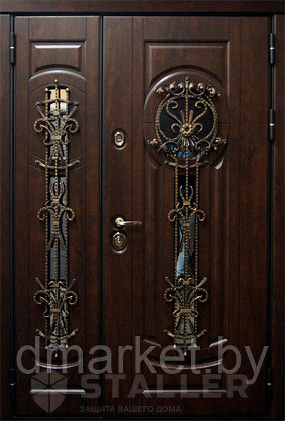 Дверь входная металлическая Сталлер Сицилия двухстворчатая, фото 1