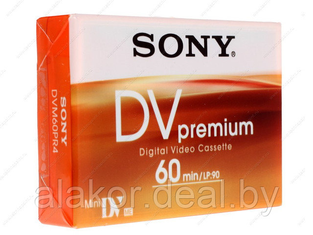 Видеокассета MiniDV Sony Premium 60мин., 5 шт./упаковка