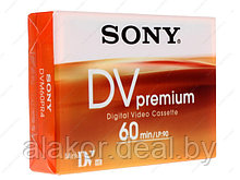 Видеокассета MiniDV Sony Premium 60мин., 5 шт./упаковка