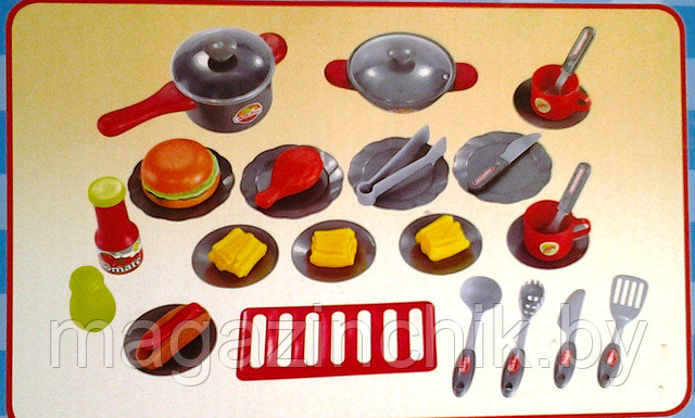 Кухня детская игровая Kitchen Set 008-83, высота 82,5 см, посудка, продукты купить в Минске - фото 6 - id-p3362719