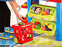 Набор для игры в магазин Супермаркет 008-85 с тележкой, 80 см высота, овощи, фрукты купить в Минске, фото 6