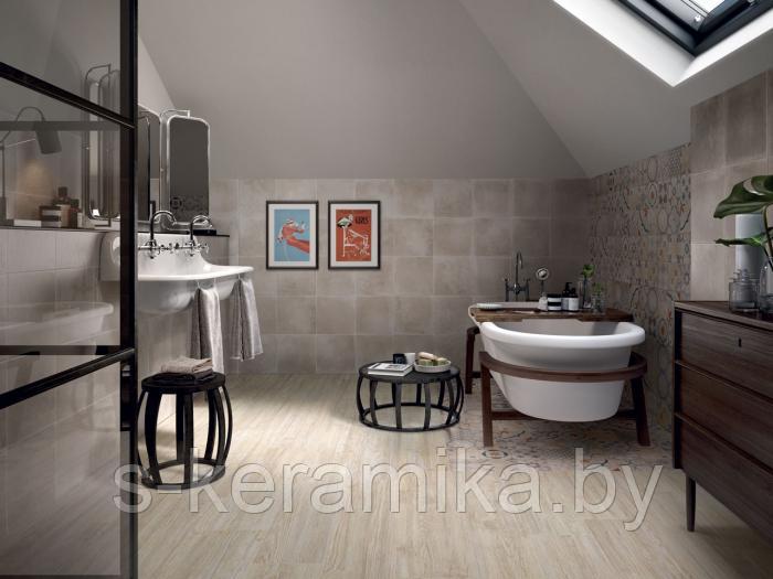 КЕРАМОГРАНИТ ПОД ДЕРЕВО Таймлес Уайт - Timeless White 22,5x90
