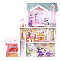 Кукольный деревянный домик Beverly Hills с гаражом Eco Toys 4108WG