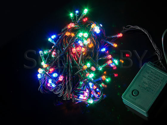 Светодиодная гирлянда-Нить 100LED 7м