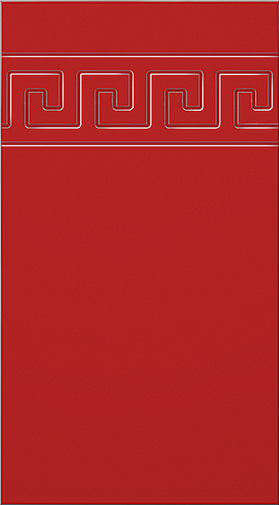 Кухня ОЛЯ МДФ "Меандр" (Черный/ Красный) Артем-Мебель - фото 2 - id-p73247440
