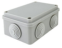 Распаячная коробка ОП 150х110х70мм, крышка, IP44, 10 гермовводов, инд. штрихкод