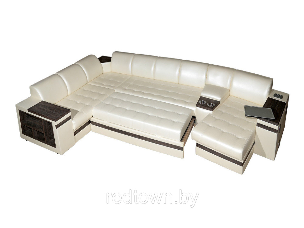 П-образный диван Ритис с трапецией - фото 6 - id-p73253912