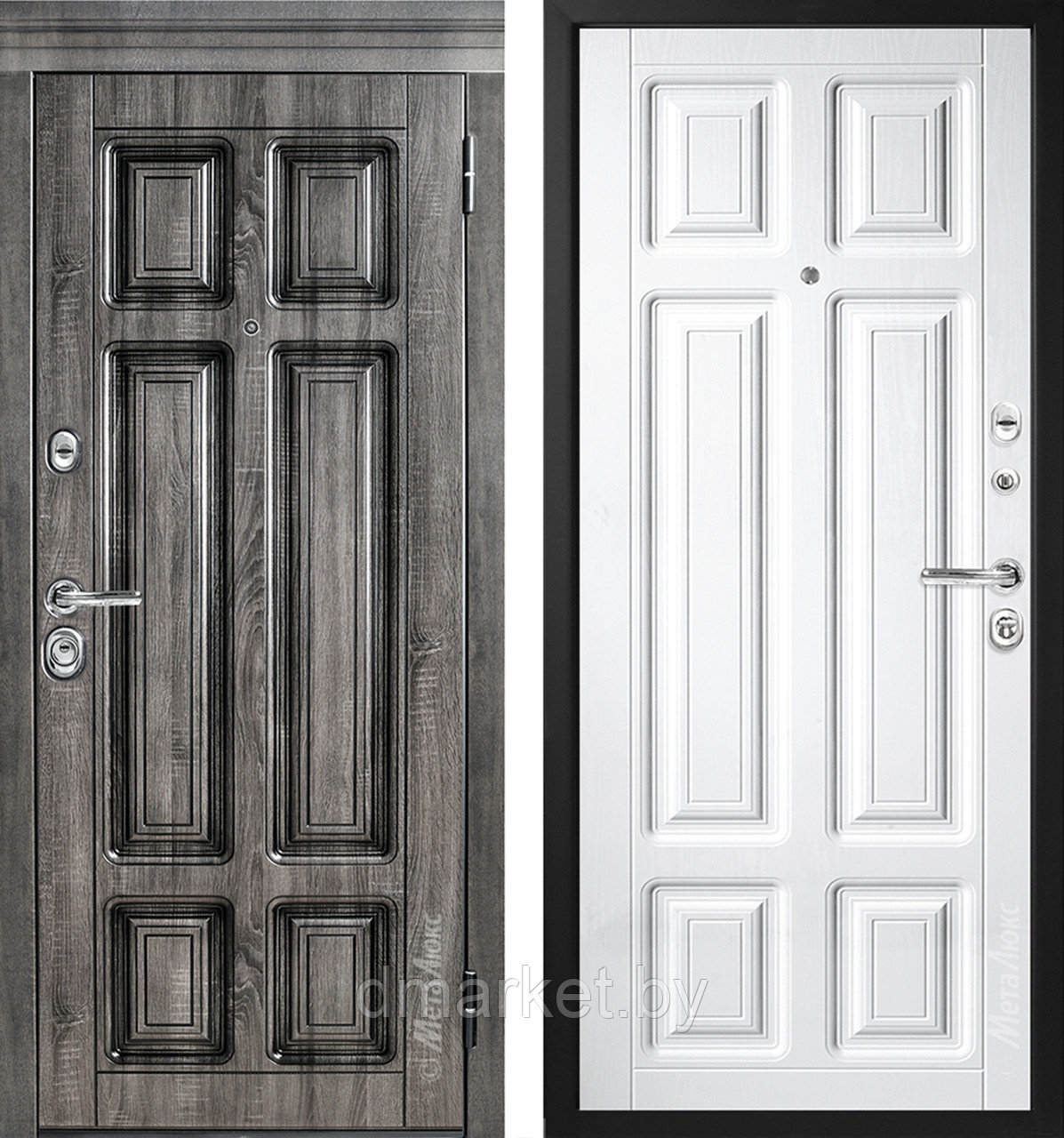 Дверь входная металлическая Металюкс М706/3 Статус
