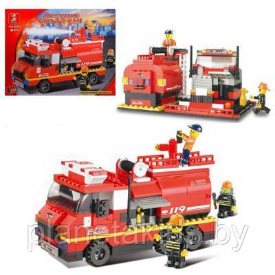 Конструктор Пожарные спасатели M38-B0220 Sluban (Слубан) 281 деталь аналог Лего (LEGO) 