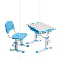 Парта трансформер  и стульчик CUBBY Lupin Blue (WP) Комплект детской мебели, фото 1