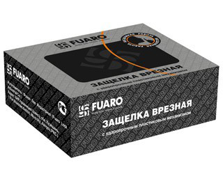 Защелка врезная Fuaro plastic P12-45-25 Матовый никель - фото 3 - id-p73289749