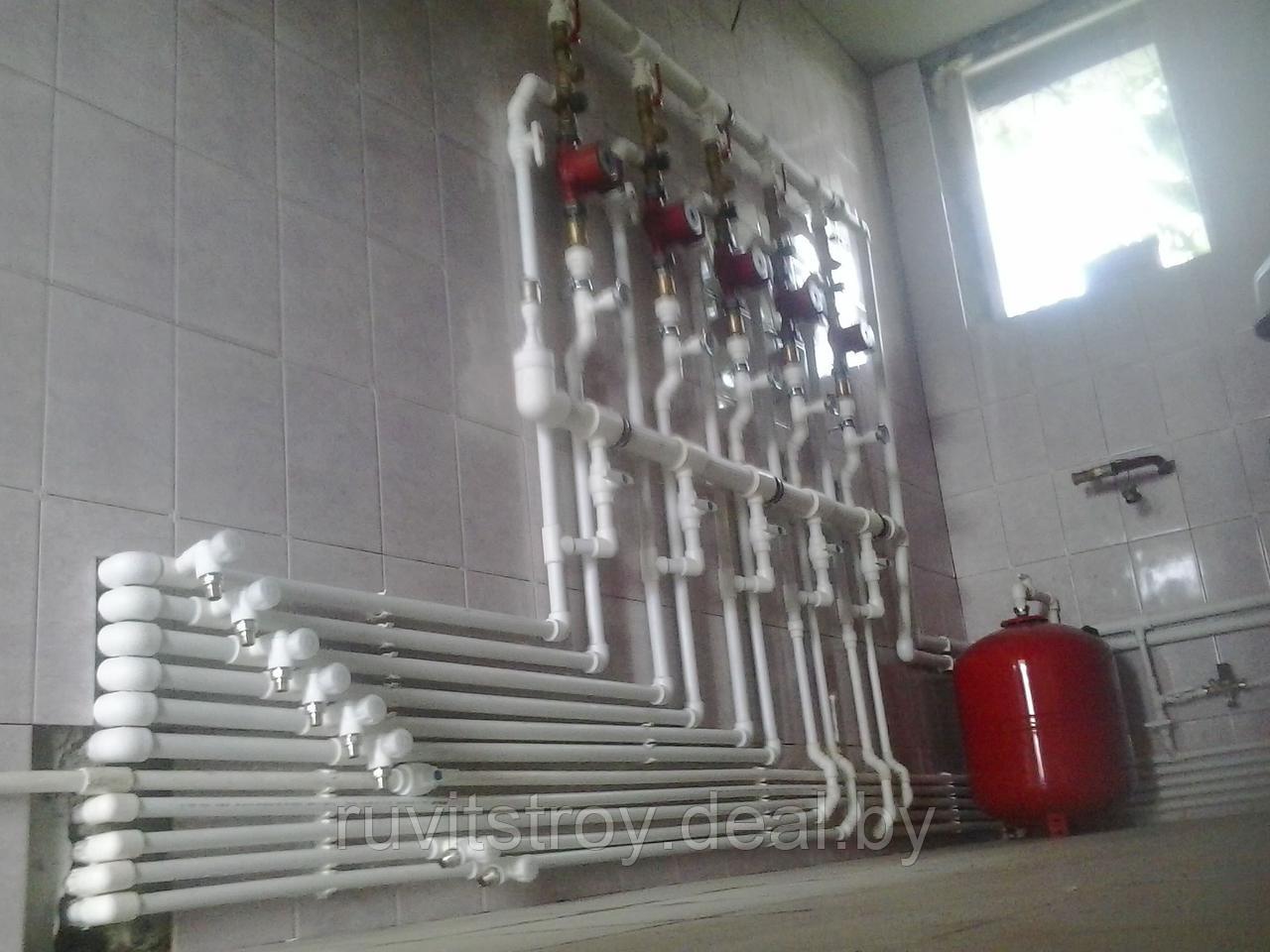 Монтаж системы внутреннего водоснабжения зданий