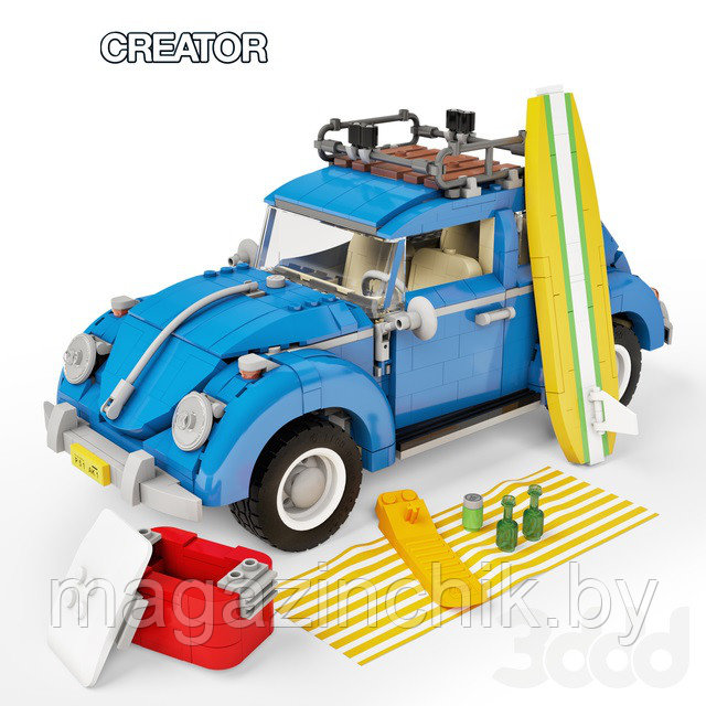 Конструктор Фольксваген Жук Lele 39007, 1193 дет., аналог LEGO Creator (Лего Креатор) 10252 - фото 2 - id-p73312533