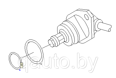 Регулирующий клапан  ТНВД Bosch 0281002313