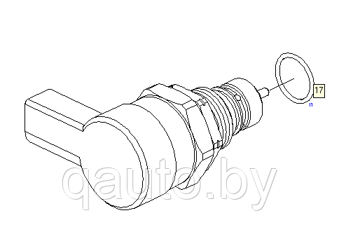 Клапан регулировки давления топливной рампы Bosch BMW e60,e91,e90,e46,e61,e53,e65,e83 2.0,3.0 0281002481