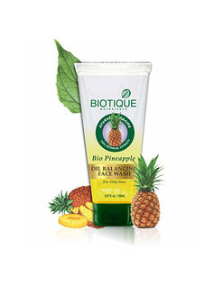 Гель для умывания с ананасом, для нормальной и жирной кожи Bio Pineapple Biotique, 100 мл