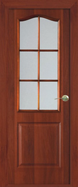 Межкомнатная дверь МДФ ламинированная Классика ДО Итальянский орех, фото 1