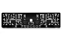 Рамка под номер автомобиля "Peugeot"