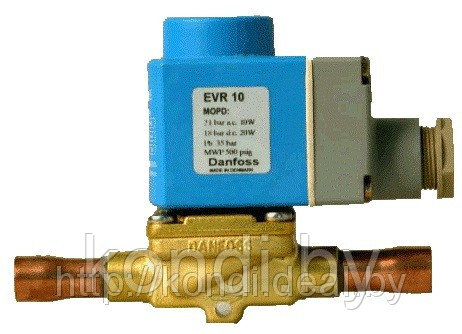 Соленоидный вентиль Danfoss EVR 3 - фото 1 - id-p1358685