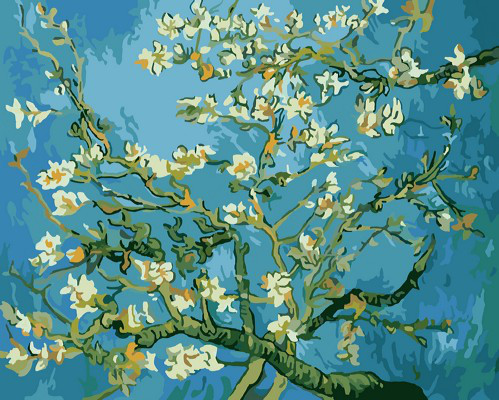 Картина по номерам Цветущий миндаль (Ван Гог) - фото 3 - id-p40430832
