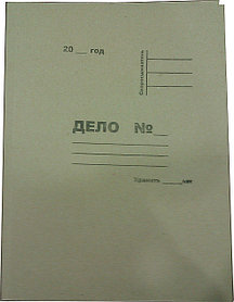 Папка "Скоросшиватель" серая 3 см 100 шт.