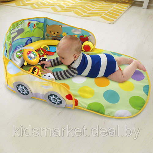 Детский развивающий коврик 3 в 1 Fisher-Price DFP07 Авто - фото 2 - id-p73401299