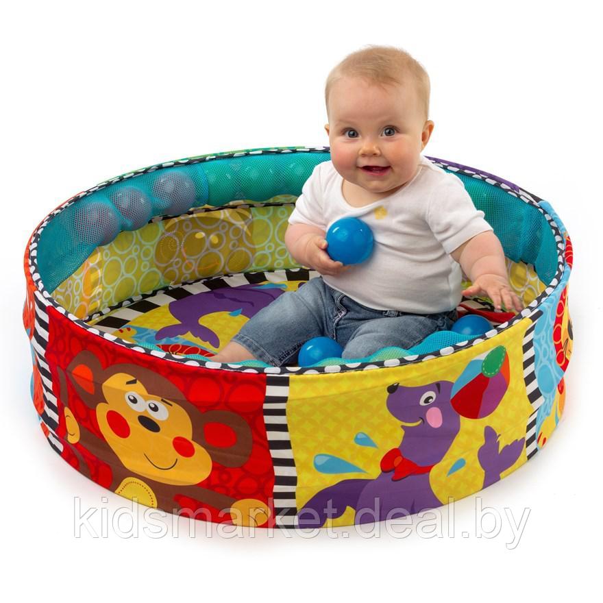 Детский развивающий коврик Playgro Ball Playnest Activity Gym 0184007 - фото 4 - id-p73401453