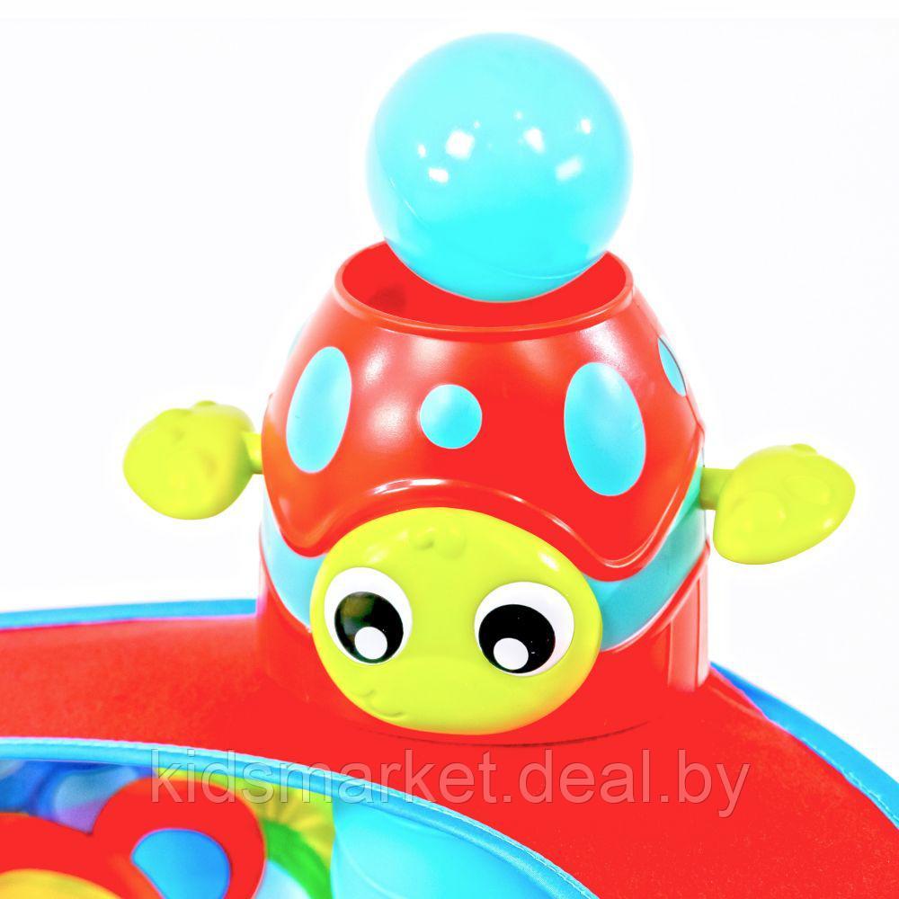 Детский развивающий коврик Playgro 0186366 Pop and Drop Activity Ball Gym + 30 мячиков - фото 4 - id-p73401518