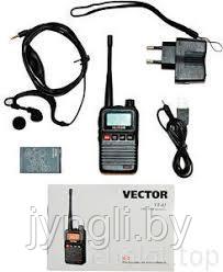 Радиостанция Vector VT-43 R2+АКБ-З/У - фото 2 - id-p73412966